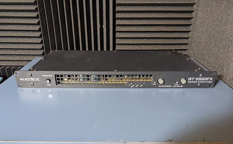 Matrix GT1000FX 1U Rack Power Amp