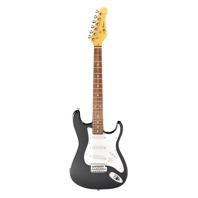 Jay Turser 30 Series 3/4 Size Electric Guitar, Black image 1