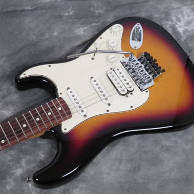 2009 Fender Stratocaster Floyd Rose Tremolo SSH Pickups MIM - Sunburst image 8