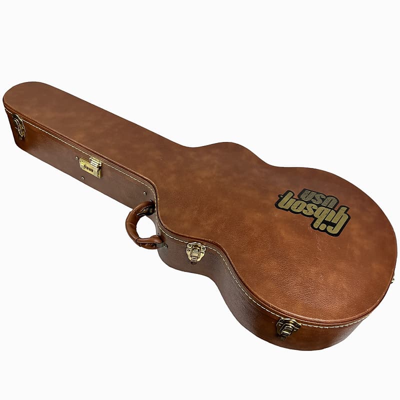 Gibson Acoustic Guitar Case Vintage Dreadnought 80s 90s Brown Reverb