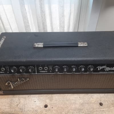 Fender Bandmaster 40-Watt 2-Channel Guitar Amp Head 1963 - 1967 - Black Panel image 3
