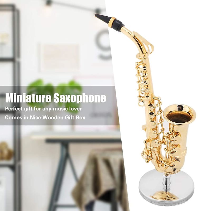 Décoration saxophone - Saxophone miniature en polyrésine