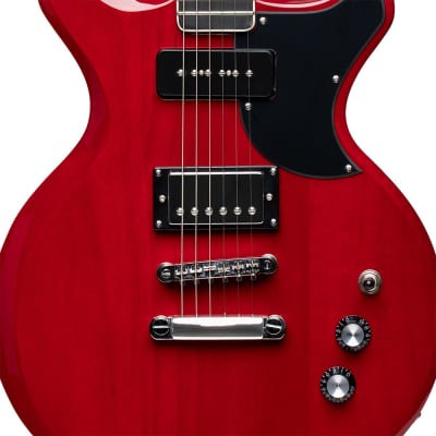 Stagg Silveray Series Double Cutaway Electric Guitar - Trans Cherry - SVY DC TCH image 3