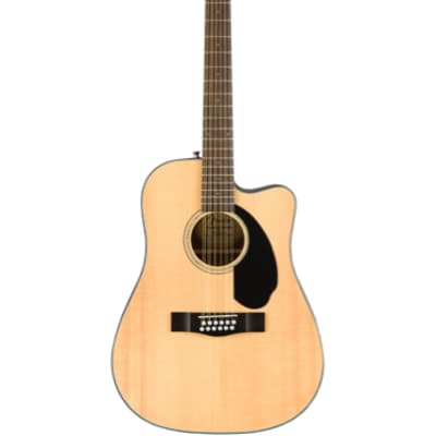 Fender CD-60SCE 12 String Natural Solid Top Acoustic-Electric Guitar image 1