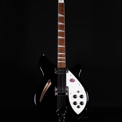 Rickenbacker 360 Semi Hollow Electric Guitar, JetGlo image 5