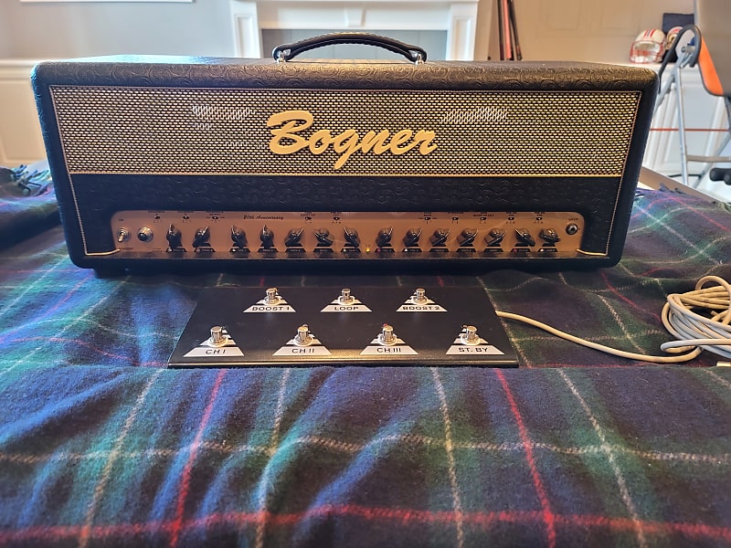 Bogner Ecstasy 20th Anniversary 101A with Original Larger Plexi Shell