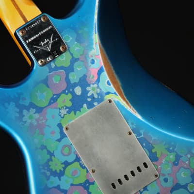 Fender Custom Shop Limited Edition El Diablo Strat Relic - Aged Blue Flower image 12