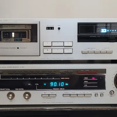 Vintage Luxman R-404 receiver & K-220 cassette player _ EXCELLENT image 1