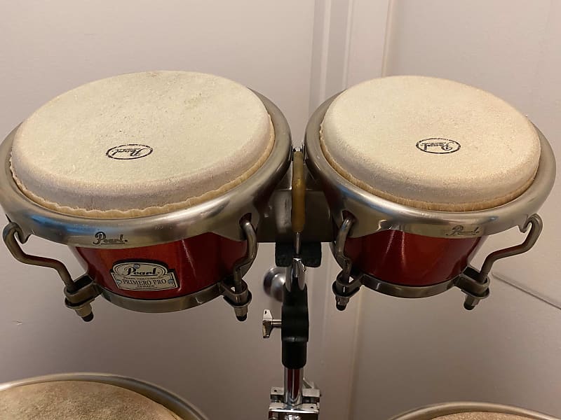 Pearl Primero Pro PFC-201DX Red Sparkle Fiberglass Conga