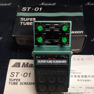 Reverb.com listing, price, conditions, and images for maxon-st-01-super-tube-screamer