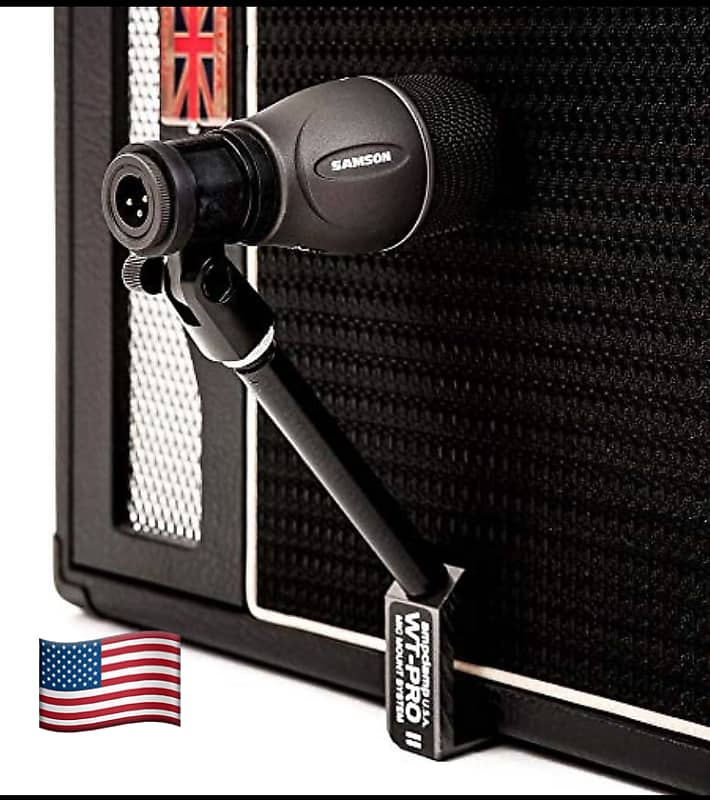 (2 Pack) WT PRO MIC HOLDER by Amp Clamp USA Guitar Cab Mic Reverb UK