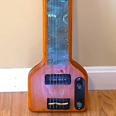 Custom Lap Steel Guitar - Solid Pine - Serial #219 - Blue Fingerboard 2023 image 1