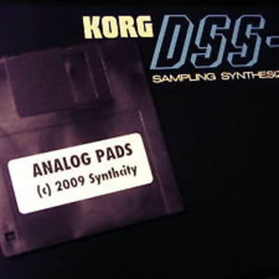 Korg DSS-1 Analog Pads Patches on Floppy Disk