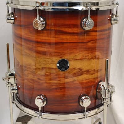 DW 22/13/16/6.5" Santa Monica Series  Drum Set - Rare Padouk #1 Of 1 image 5