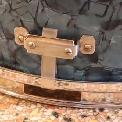 U.S. Mercury 5.5x14" Snare Drum Blue Pearl Vintage 1970's MIJ image 9
