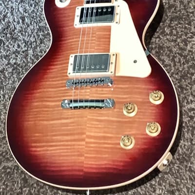 2014 Gibson Les Paul Standard  120th anniversary  flame top electric  guitar made in  the usa Hardshell case image 6