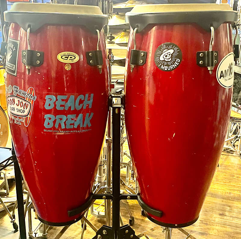 Cosmic Percussion by LP congas with stand (quinto + conga Reverb