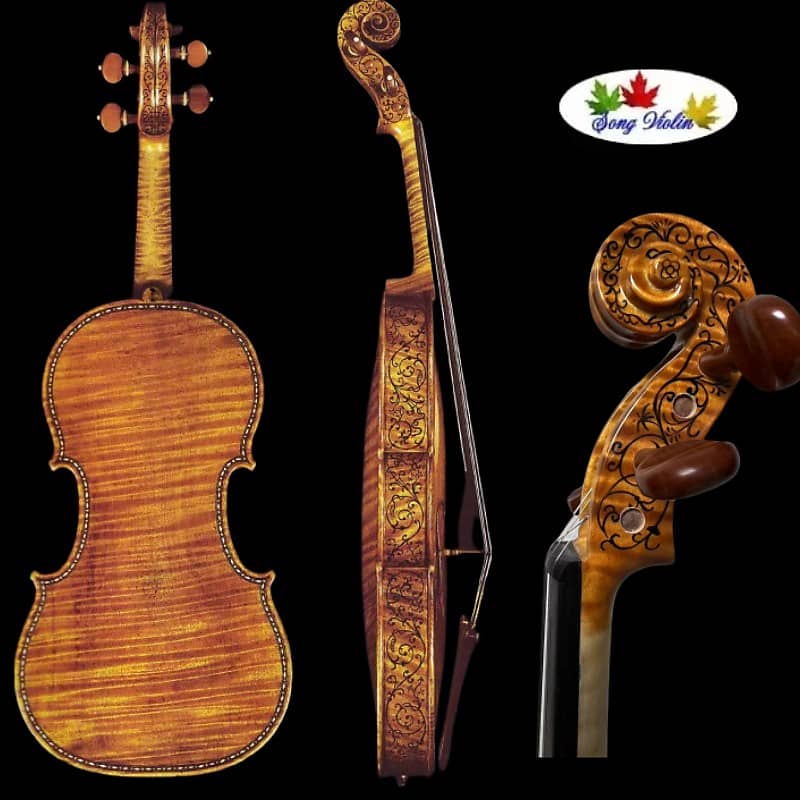 4/4 Hand-made Violin with free case and free shipping( TAX