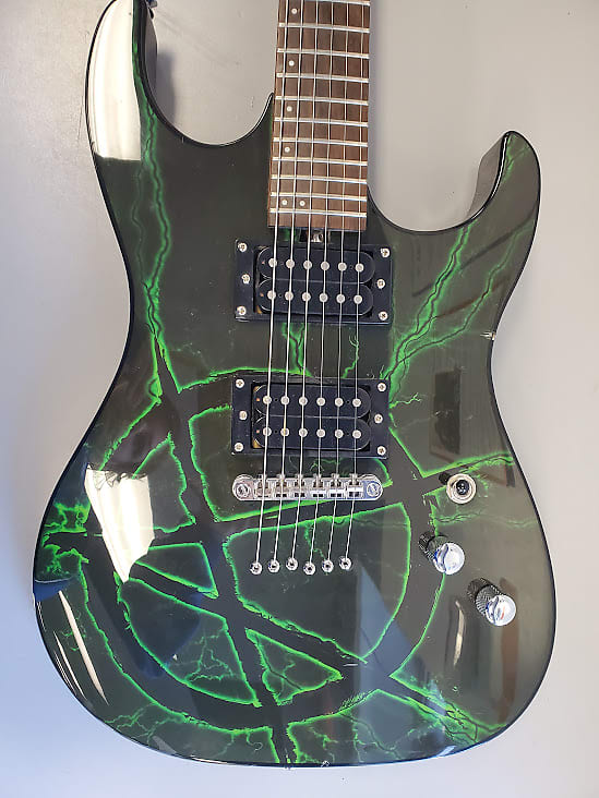 Washburn X16 Anarchy 2006 Green Reverb