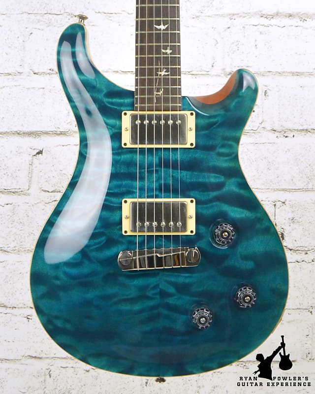 20th Anniversary PRS Custom 22 10 Top Quilt Blue Matteo w/ OHSC