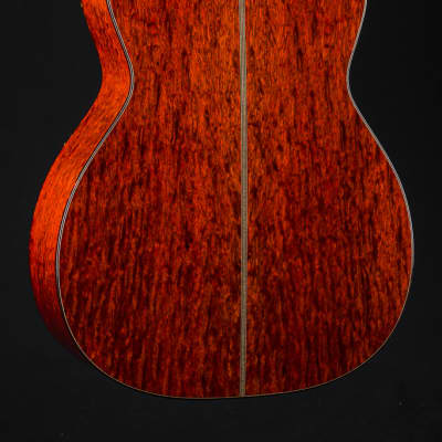 Santa Cruz OM Rare Figured Pernambuco and Fort Ross Chapel Redwood Custom NEW image 16