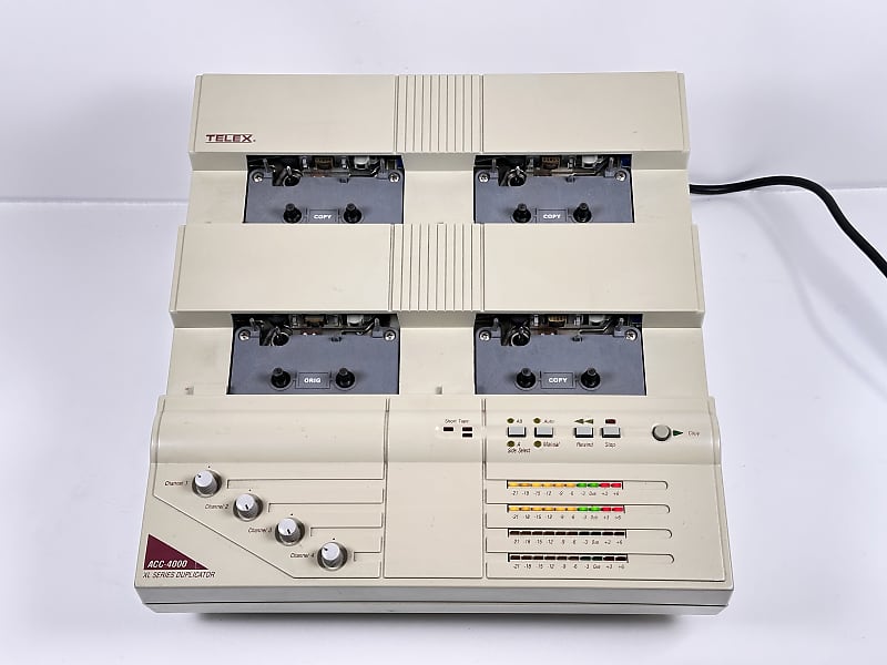 Telex ACC4000XL Slave Stereo Commercial Cassette Tape Reverb UK