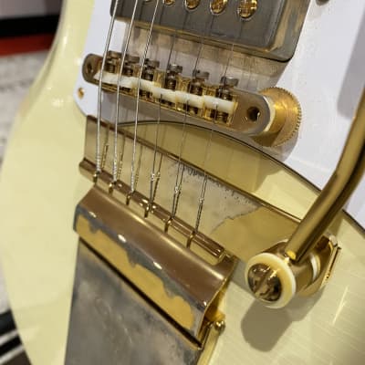 Gibson Custom Limited Edition Jimi Hendrix 1967 SG Custom 2020 Aged Polaris White image 7
