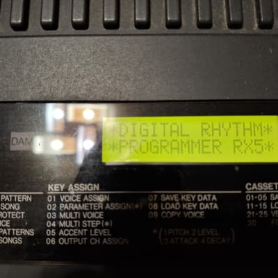 Yamaha RX5 Digital Rhythm Programmer WITH 7 CARTRIDGES