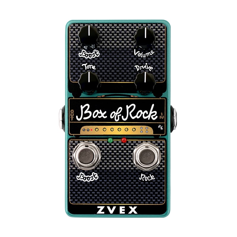 ZVEX Box of Rock Vertical Overdrive / Distortion Effects Pedal