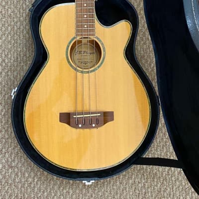 JB Player JBEAB3500 Medium-Scale Acoustic Bass - Natural - Hard Case INCLUDED image 11