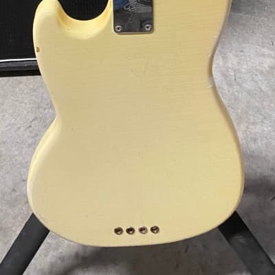 1966 Fender Mustang Bass - Arctic White image 2