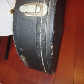 Circa 1965 Gibson Bass Case Black w/ Purple Interior image 5