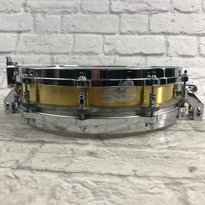 Pearl B-914P Free floating snare ブラス Pearl Free Floating B-914P Brass Shell 14x3.5 - YouTube