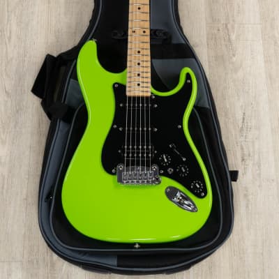 G&L USA Fullerton Deluxe Legacy HB HSS Guitar, Sublime Green, Maple Fretboard, Deluxe Gig Bag image 10