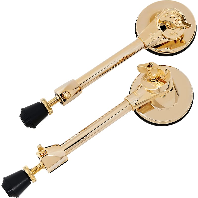 DW Bass Drum Spur Set (Pair) Gold DRSP1220GD 2023 Gold Reverb