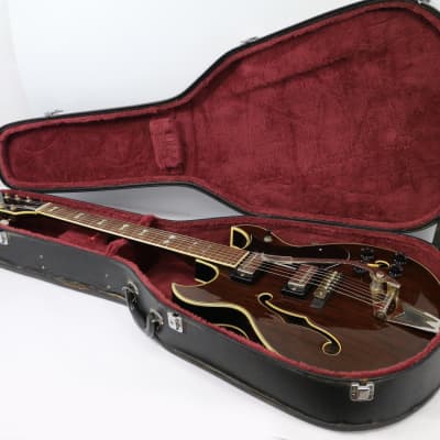 Noble EG680-2RG Hollowbody Electric Guitar w/ Case 1960s Vintage Korea Norma Tiesco SET-UP! image 1