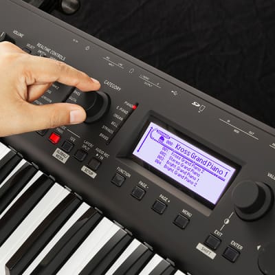 Korg Kross 2 88-Key Synthesizer Workstation - Matte Black image 3