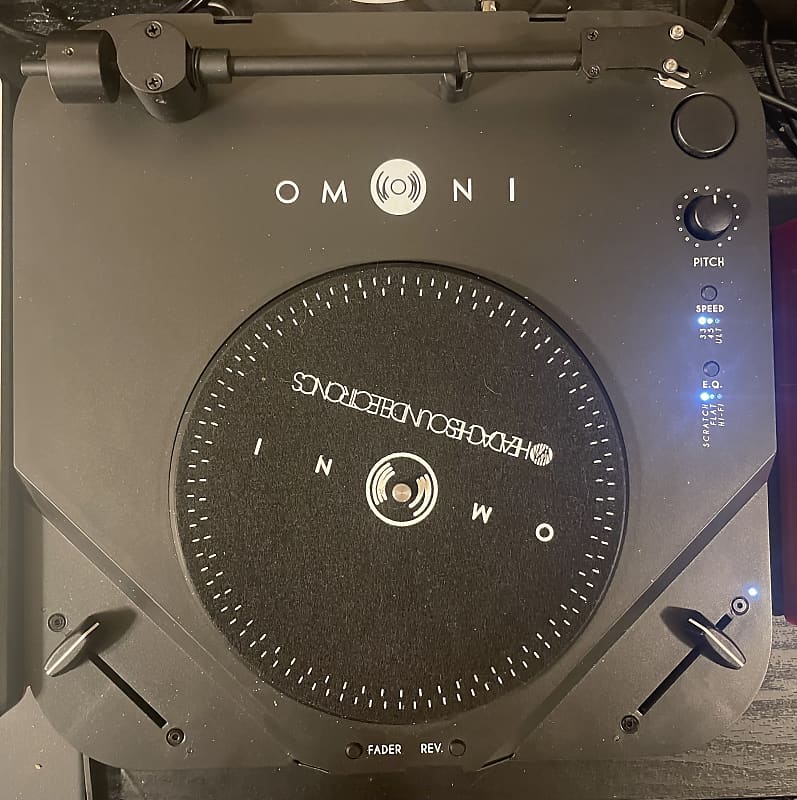 Omni portable DVS turntable by headache sound 1 of 2 Reverb