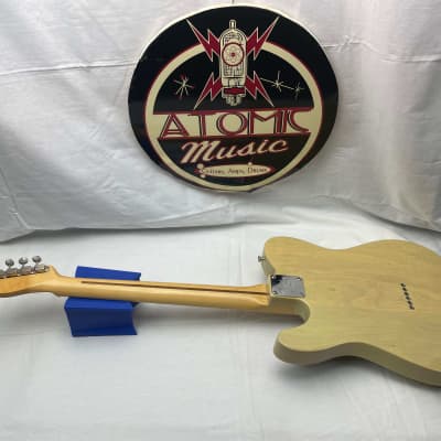 Fender Limited Edition American Vintage '52 Telecaster Korina Guitar with Case - non-original volume pot/knob - 2015 - Blackguard Blonde / Maple image 14