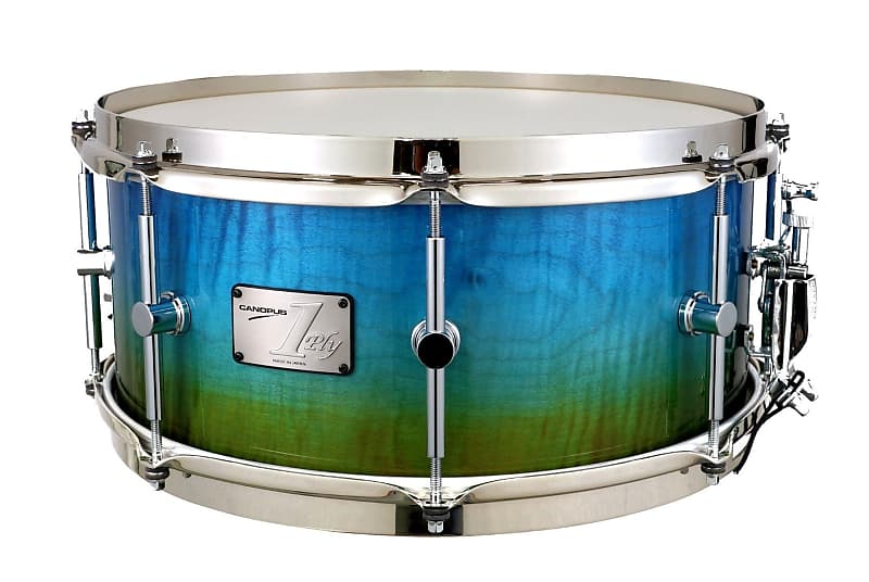 Canopus Limited Edition 1ply Soft Maple Snare Drum 14x6.5 Prairie Lacquer
