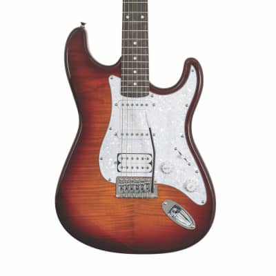 Washburn Sonamaster Deluxe SDFSB-U Electric Guitar in Sunburst image 1