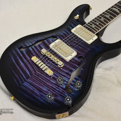 2022 PRS Guitars McCarty 594 Hollowbody II 10 Top - Violet Blue Smokeburst (NOS) image 9