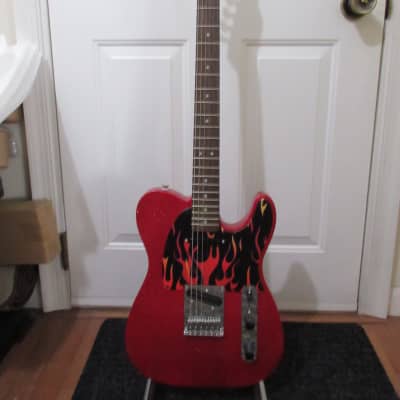 ~Cashified~ Fender Squier Red Sparkle Telecaster  w/Bridge HumBucker image 4