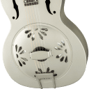 Gretsch 2717013000 G9201 Honey Dipper Round-Neck, Brass Body Biscuit Cone Resonator Guitar, Shed Roo