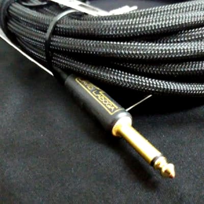 8m/26ft David Laboga / High End Instrument Cables / Improve your sound with Perfection Gold in BLACK imagen 7
