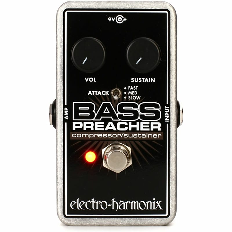Electro-Harmonix EHX Bass Preacher Compressor/Sustainer Effects Pedal image 1
