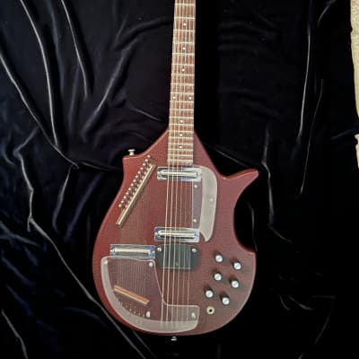 Jerry Jones Sitar mid 90's - Red Crackle for sale