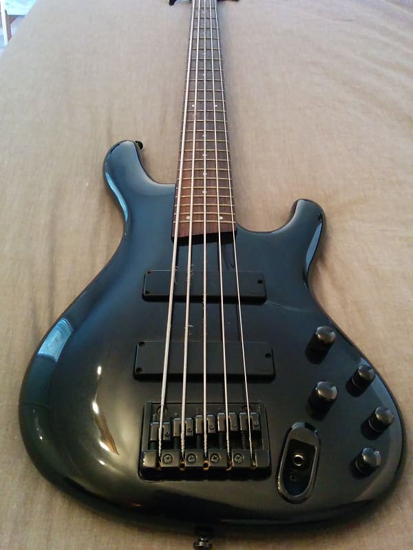 Ibanez Ergodyne EDB605 Black 5 Strings 2003 Black Gloss | Reverb UK