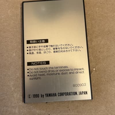 Yamaha VC7706 JSPA Japan Synthesizer Programmer Association Edition Vol. 2 Voice Data Card 1990 image 4