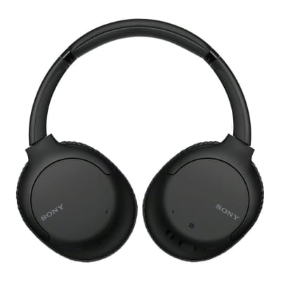 Sony WHCH720N Wireless Over The Ear Noise Canceling Headphones with 2  Microphones (Black) Bundle with Protective Headphone Case (2 Items)